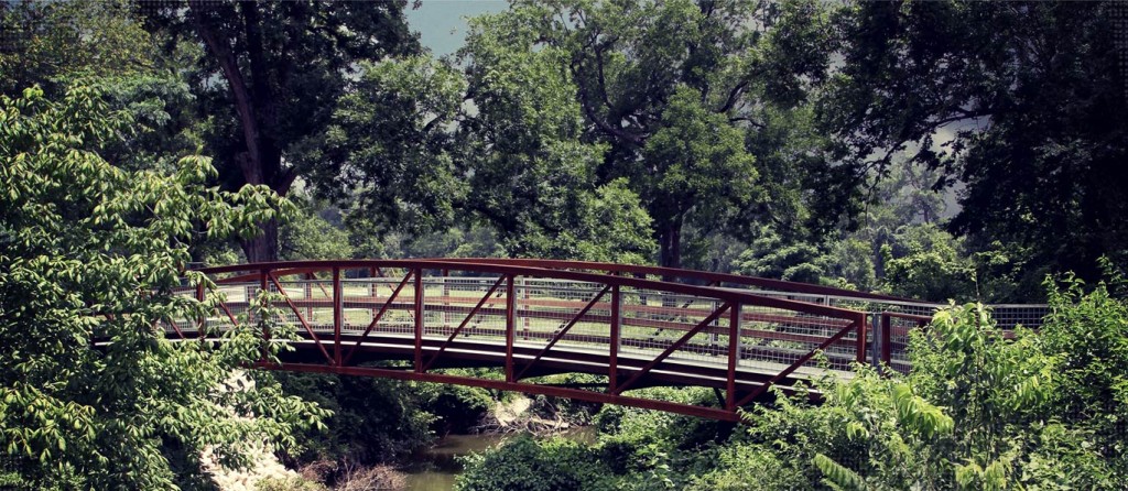 Trailblazer Bridge over creek